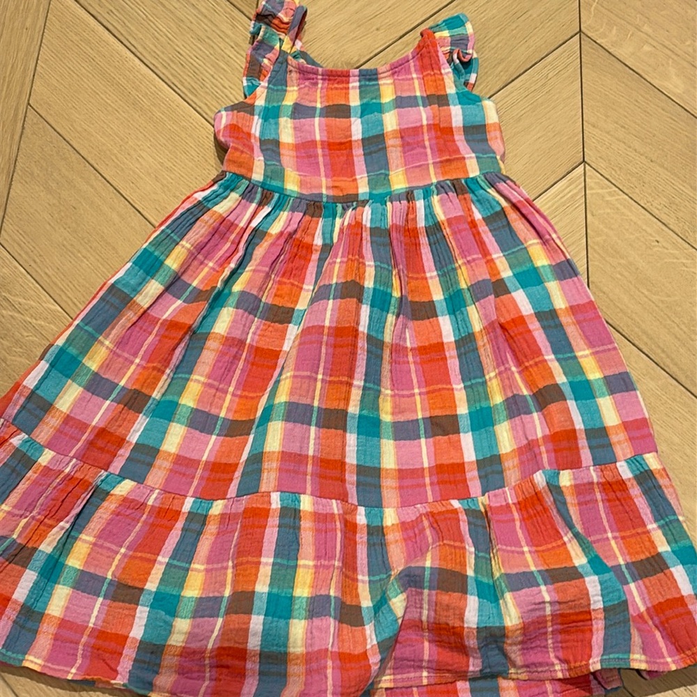 Cat & Jack Pink, Red, Teal Plaid Sundress